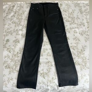 GAP High Rise Vintage Slim Faux Leather Jeans